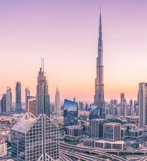 Dubai skyline scenery